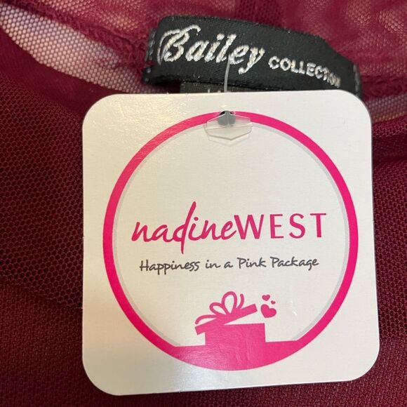 Nadine West, Bailey Collection, new with tags, cranberry color, mini, large - Picture 4 of 4